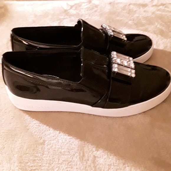 michael kors patent leather sneakers